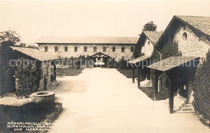 Saalburg Taunus Roemercastell Saalburg Quastorium Praetorium und Horreum