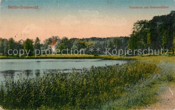Grunewald Berlin Paulshorn am Grunewaldsee