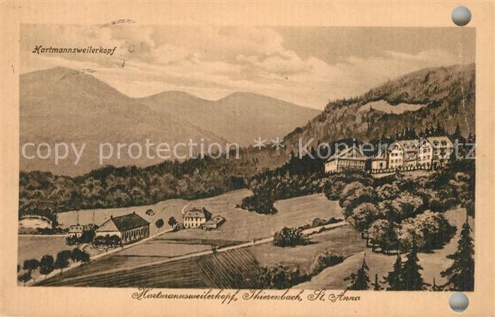 Thierenbach Haut Rhin Elsass Hartmannsweilerkopf St Anna