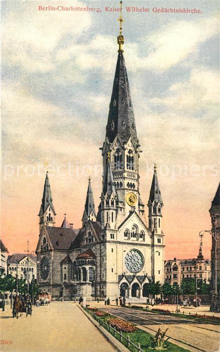 Charlottenburg Kaiser Wilhelm Gedaechtniskirche