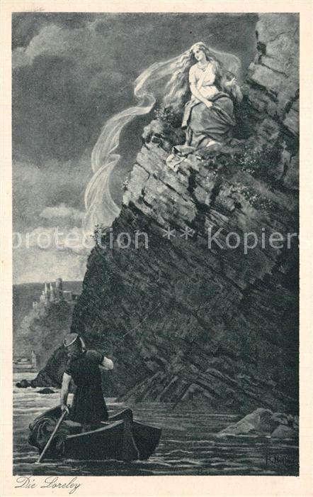 St Goarshausen Die Loreley