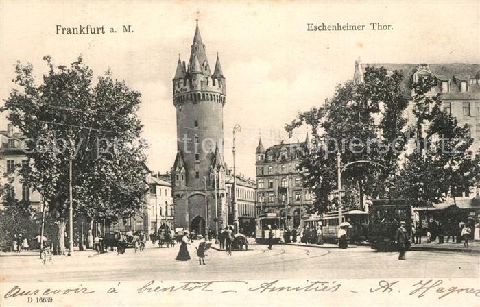 Frankfurt Main Eschenheimer Thor