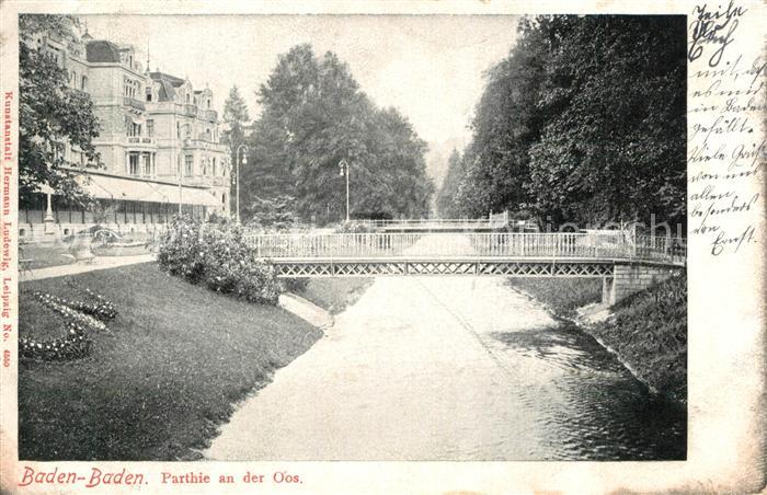 Baden-Baden Parthie an der Oos