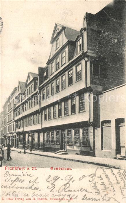 Frankfurt Main Goethehaus