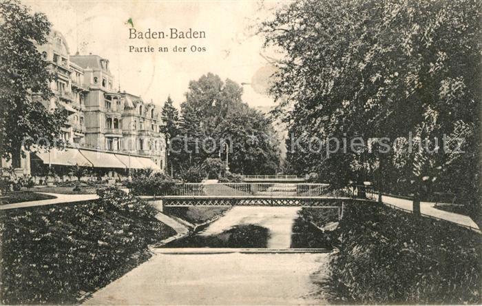 Baden-Baden Partie an der Oos