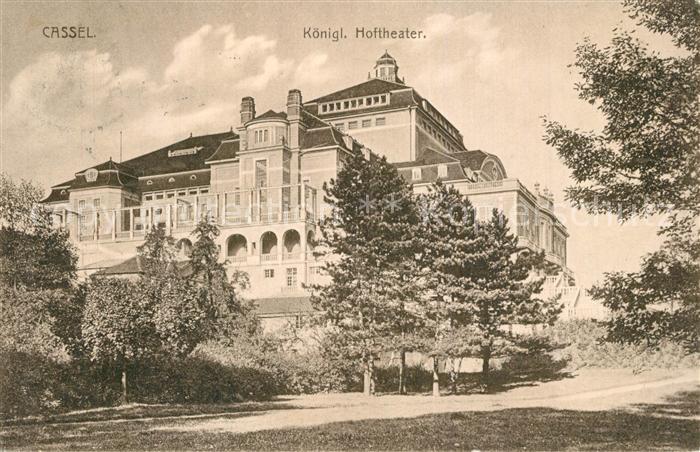 Cassel Kassel Koenigl Hoftheater
