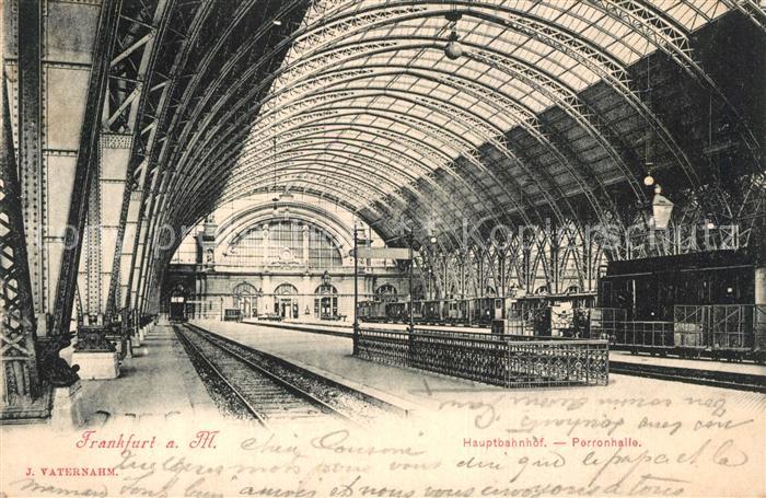 Frankfurt Main Hauptbahnhof Perronhalle