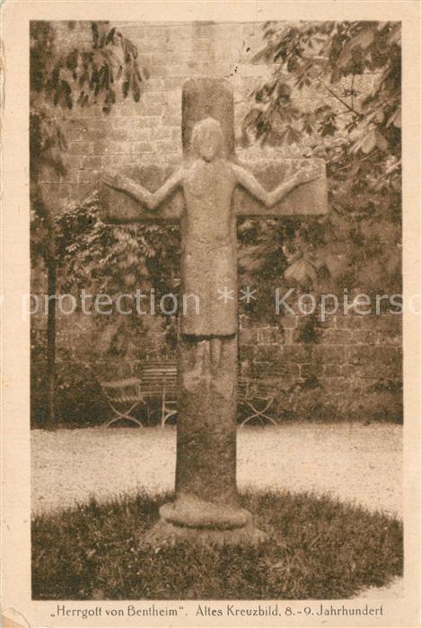 Bentheim Bad Herrgot von Bentheim Altes Kreuzbild 8.-9. Jhdt