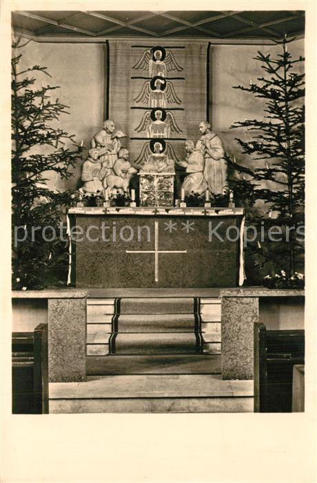 Freiburg Breisgau Weihnachtsaltar St Carolus