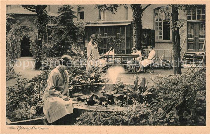 Mainz Rhein Haushaltungsschule St Josefstift Am Springbrunnen