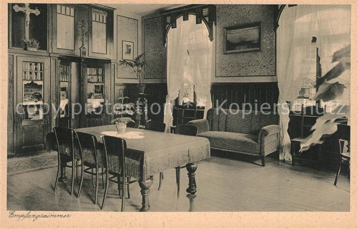 Mainz Rhein Haushaltungsschule St Josefstift Empfangszimmer