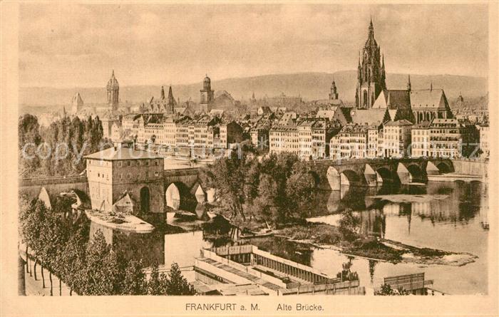 Frankfurt Main Alte Bruecke