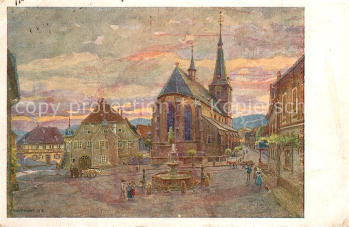 Deidesheim Marktplatz Kirche