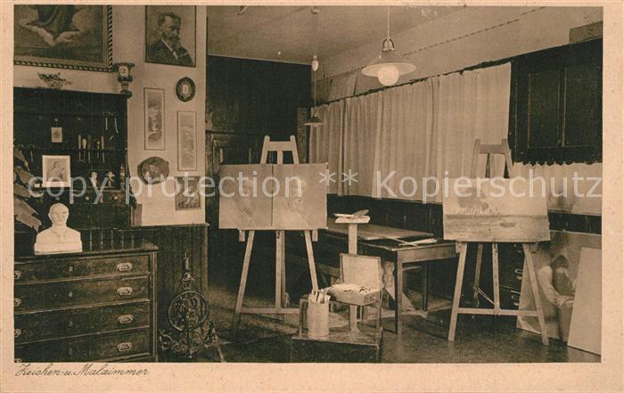 Mainz Rhein Haushaltungsschule St Josefstift Zeichen und Malzimmer