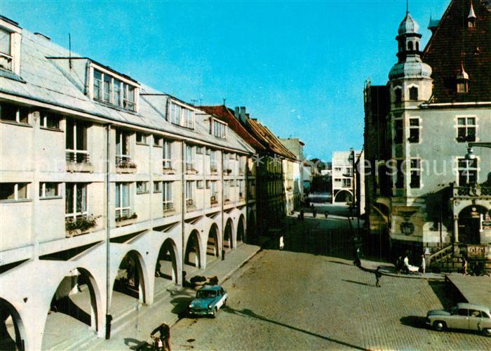 Jawor Domy z podcieniami w Rynku z prawej