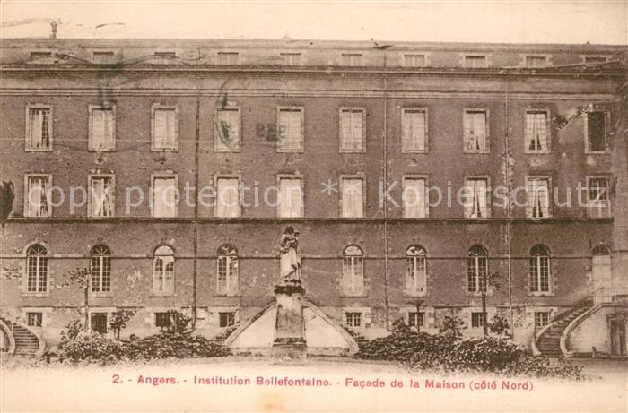 Angers Institution Bellefontaine Facade de la Maison