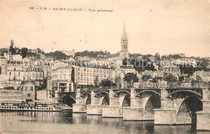 Saint Cloud Vue Generale Pont