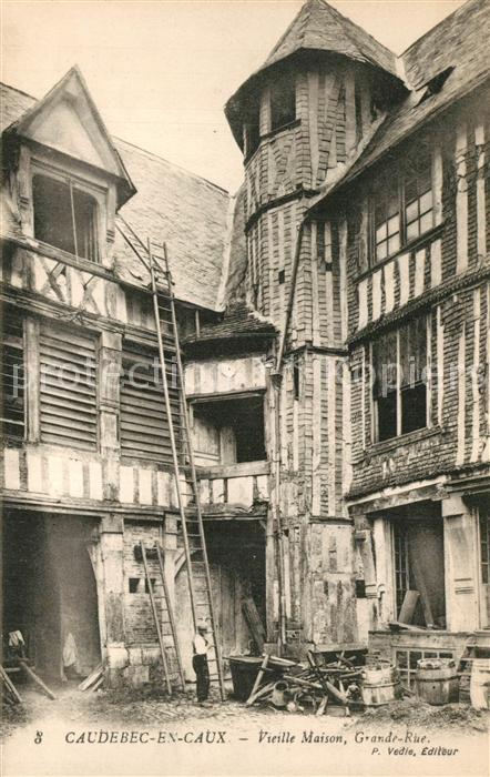 Caudebec-en-Caux Vieille maison Grande Rue