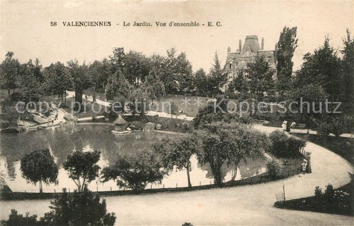 Valenciennes Vue d ensemble du jardin