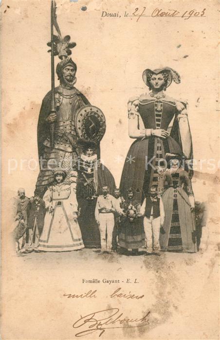 Douai 59 Famille Gayant