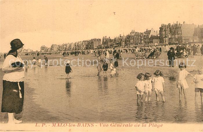 Malo-les-Bains Vue Generale de la plage