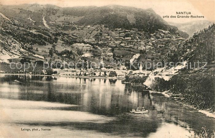 Nantua Vue prise des Grands Rochers