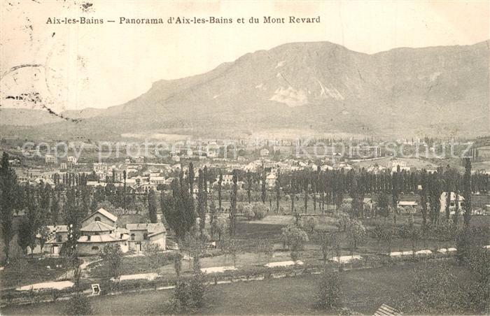 Aix-les-Bains Panorama avec Mont Revard