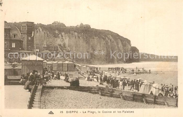 Dieppe 76 Plage Casino et les Falaises
