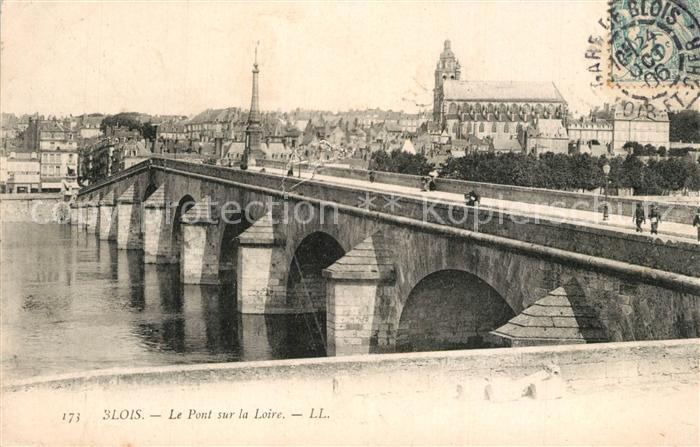Blois 41 Le Pont sur la Loire