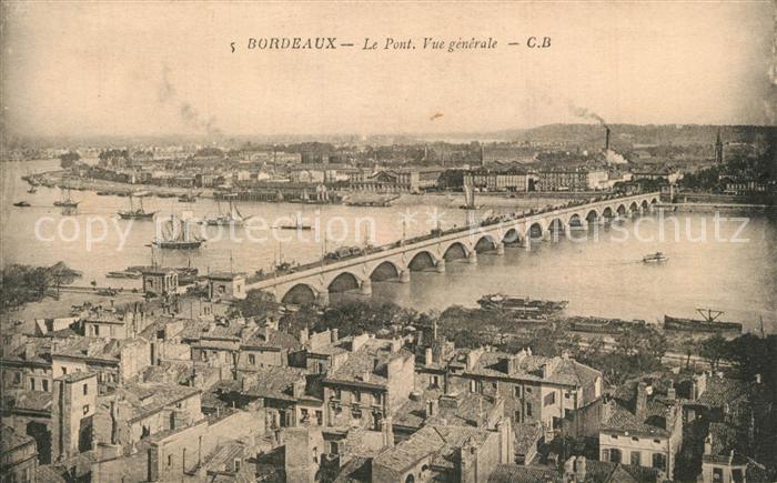 Bordeaux Vue Generale Pont