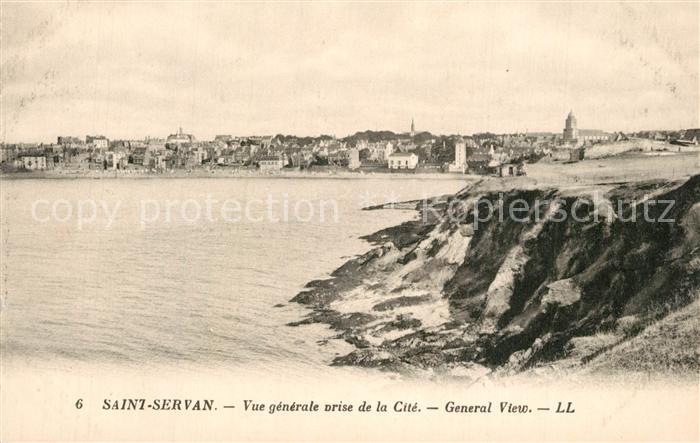Saint-Servan Ille-et-Vilaine Vue Generale prise de la cité