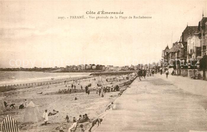 Rochebonne Parame Vue Generale de la plage