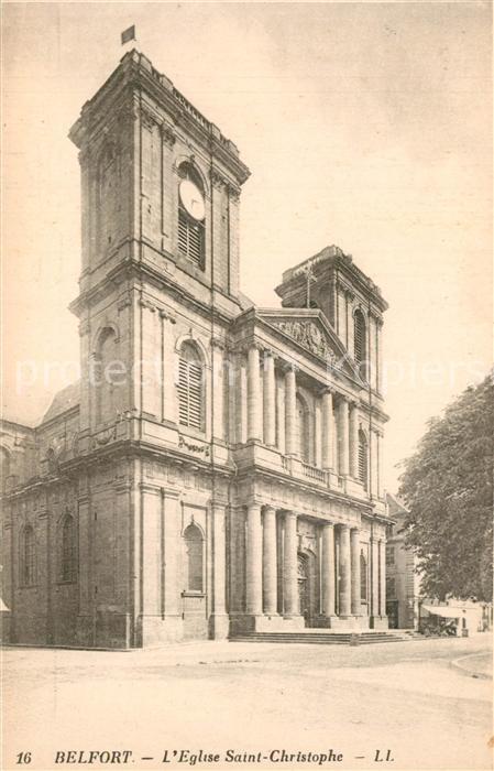 Belfort Alsace Eglise Saint Christophe