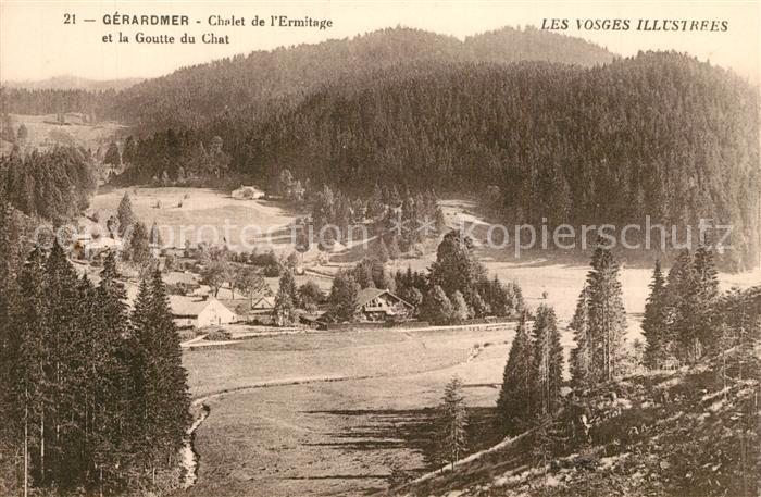 Gerardmer Vosges Chalet de l'Ermitage et la Goutte du Chat Collection Les Vosges
