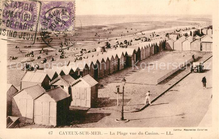 Cayeux-sur-Mer La plage vue du casino
