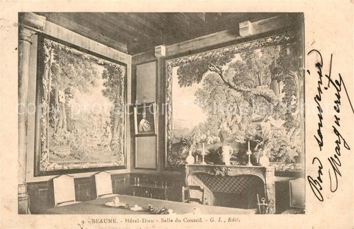 Beaune Cote d Or Burgund Hôtel Dieu Salle du Conseil