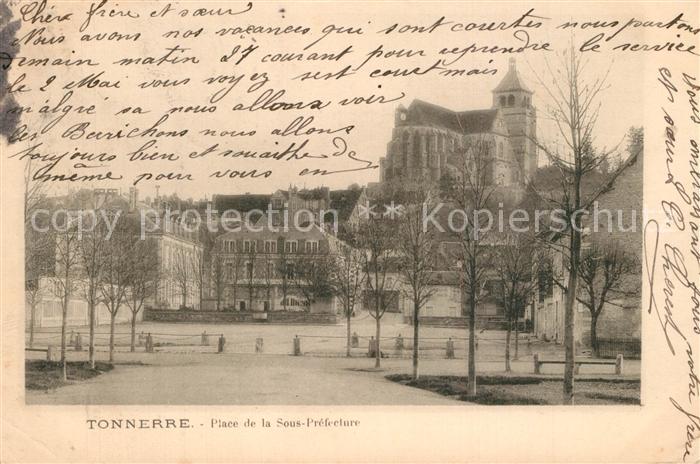 Tonnerre Place de la Sous Prefecture