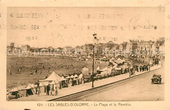 Les Sables-d Olonne La plage et le remblai