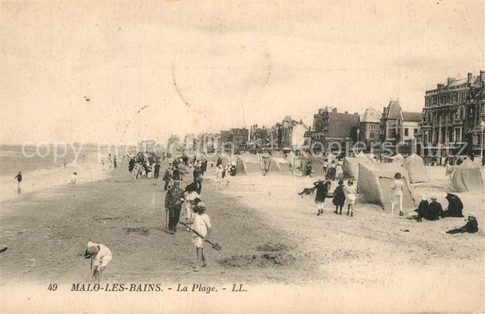 Malo-les-Bains La plage