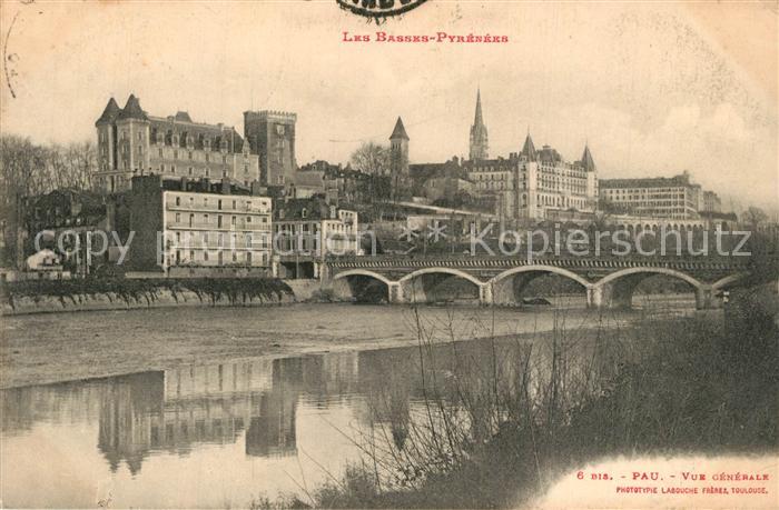 Pau 64 Vue Generale Pont