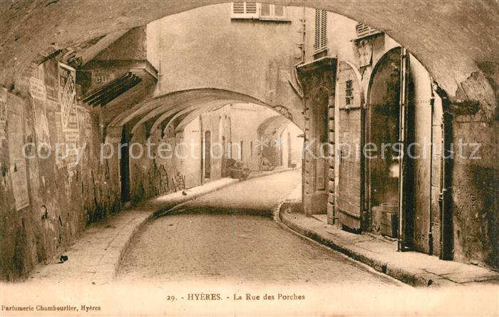 Hyeres les Palmiers Rue des Porches