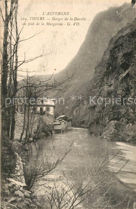 Thiers Gorges de la Durolle au pied de la Margeride
