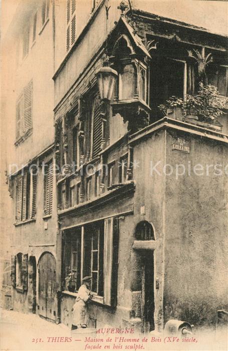 Thiers Maison de l Homme de Bois XVe siècle