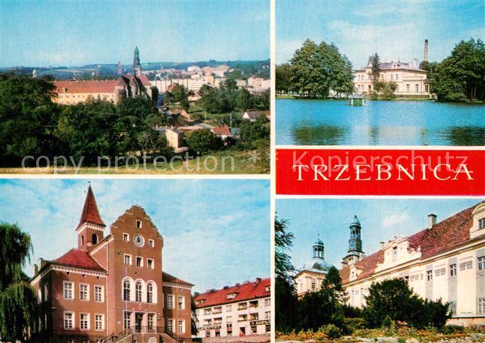 Trzebnica Trebnitz Schlesien Stadtpanorama Sanatorium Zisterzienserkloster Krank