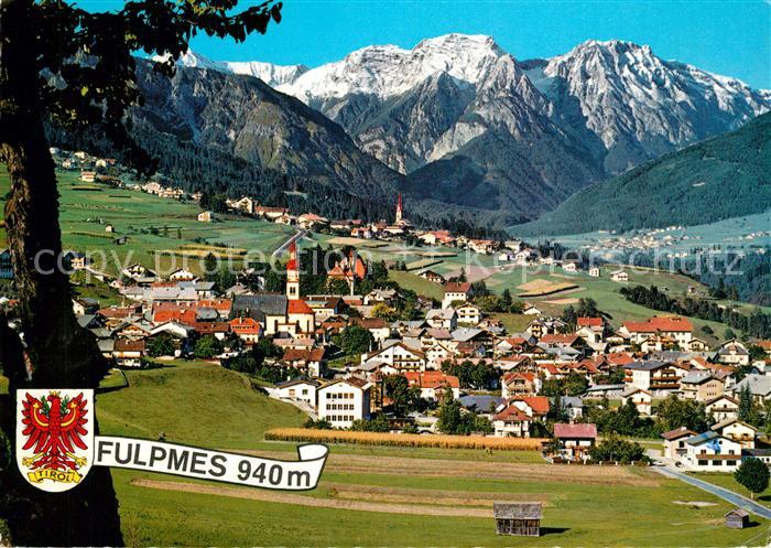 Fulpmes Tirol und Telfes im Stubaital Blick gegen Bettelwurf Stubaier Alpen