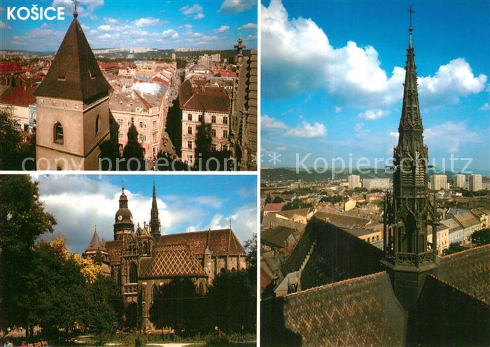 Kassa Kosice Kaschau Slovakia Stadtpanorama Sanktusnik Dom sv. Alzbety Kulturden