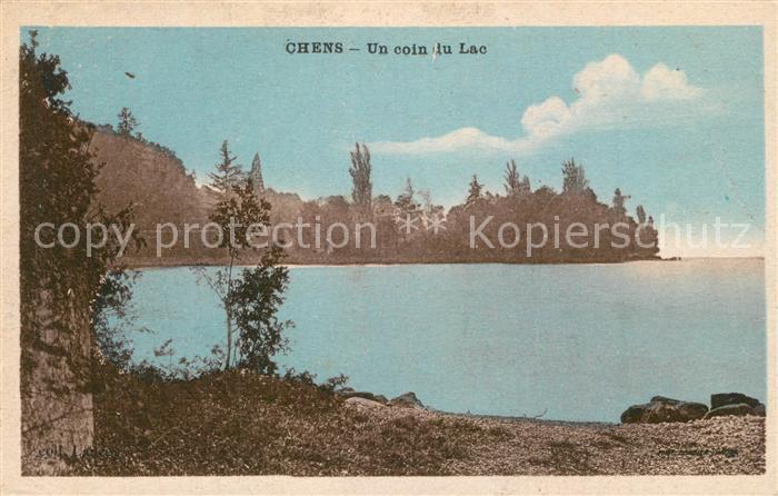 Chens-sur-Leman Un coin du lac
