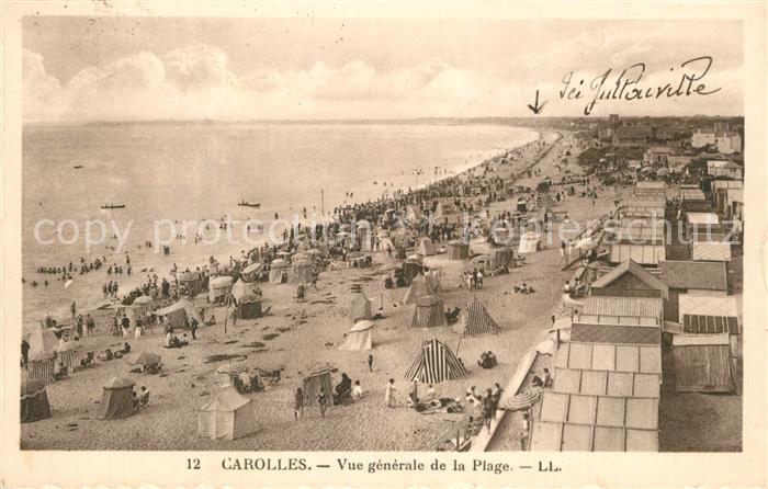 Carolles Vue Generale de la plage