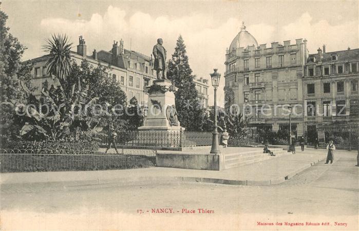 Nancy Lothringen Place Thiers Monument