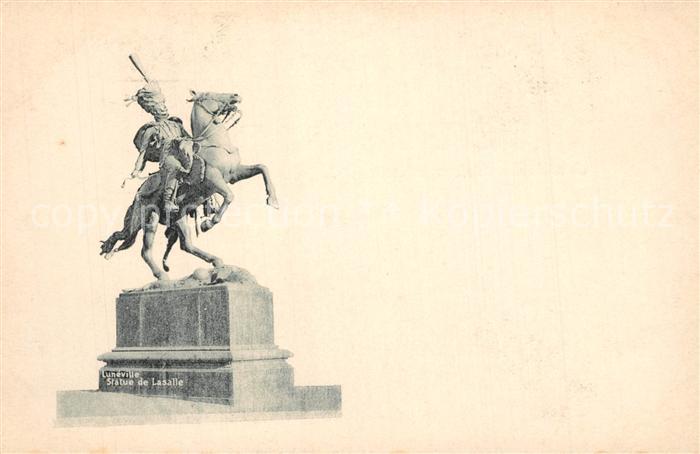 Luneville Statue de Lasalle Monument